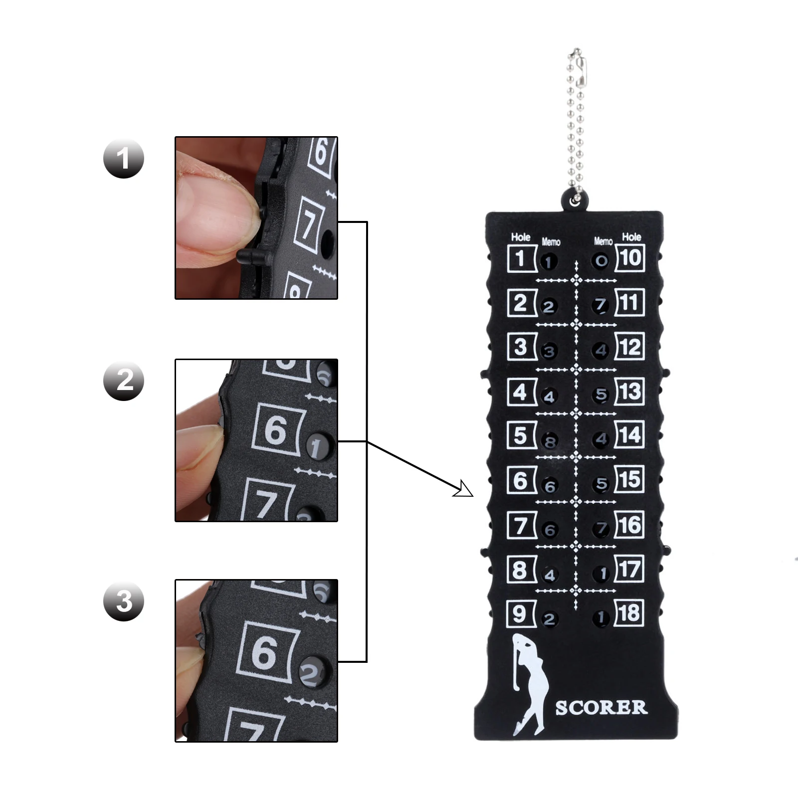 1 шт. Пластик 18 Отверстие для игры в гольф вспомогательные приспособления удара