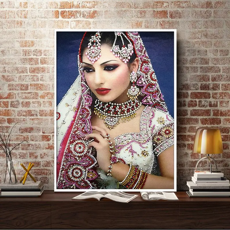 Красивая девушка 5D особой формы алмазная живопись вышивка рукоделие горный