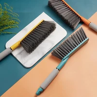 plastic good long handle cleaning dust brush 3 colors dusting brush labor saving for household