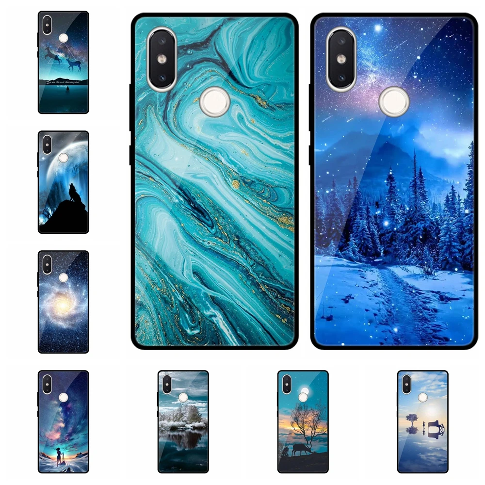 Чехол из закаленного стекла для телефона Xiaomi mi 8 SE Explorer Edition Lite 8A Note Pro Xiomi Red Note8 |