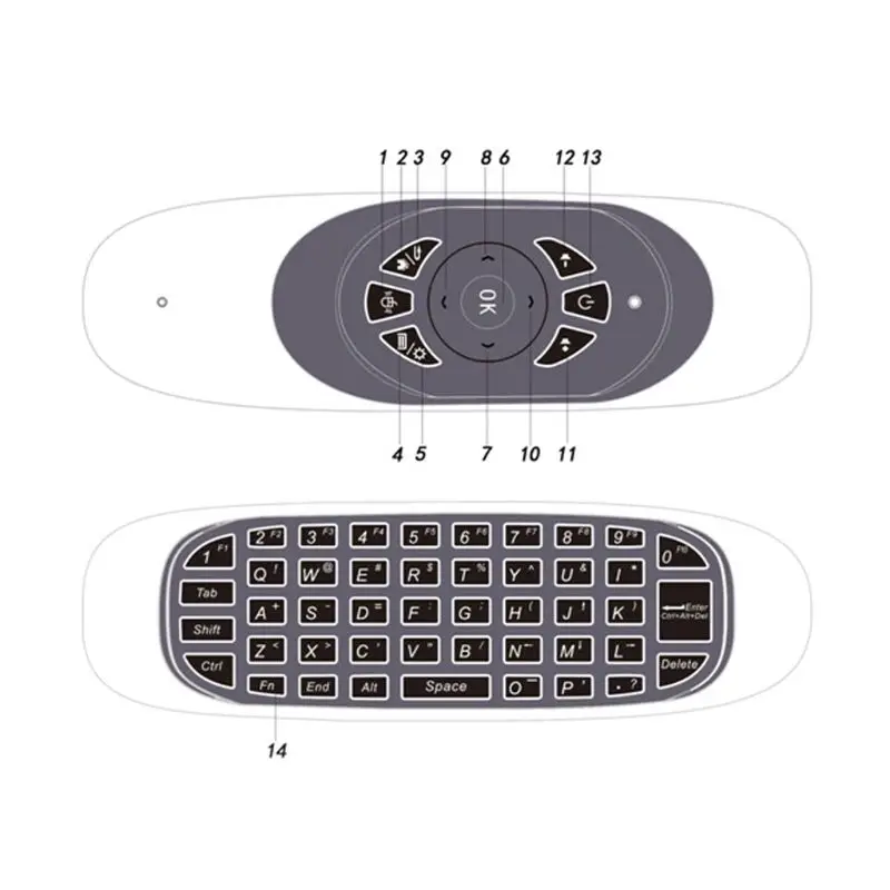 C120 RGB 3 подсветка воздушная мышь беспроводная клавиатура с подсветкой G64