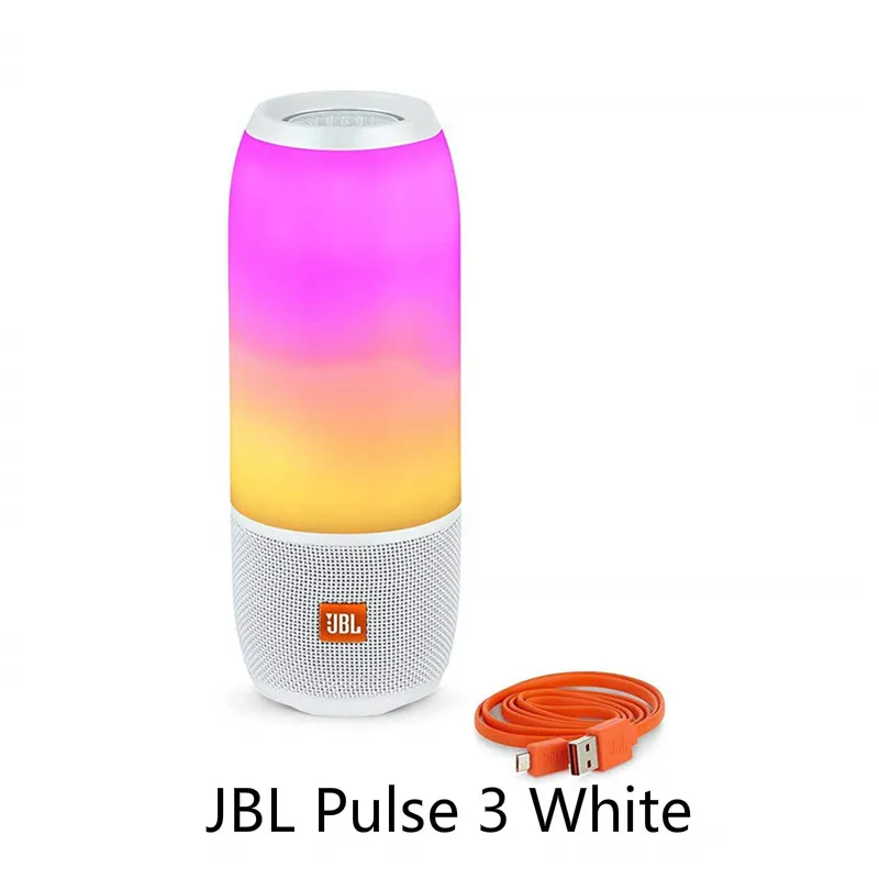JBL Pulse 3 White JBL Пульс 3 Беспроводной Bluetooth Колонка Altavoz с функцией Bluetooth IPX7 водонепроницаемый стерео бас Caixa сом Jbl Enceinte Беспроводной Динамик - Цвет: JBL Pulse 3 White