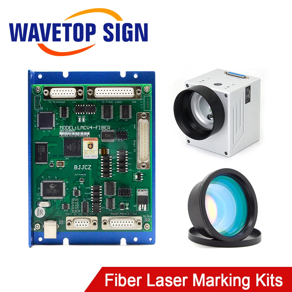 Карта управления Волоконным лазером WaveTopSign JCZ с объективом сканирования JG