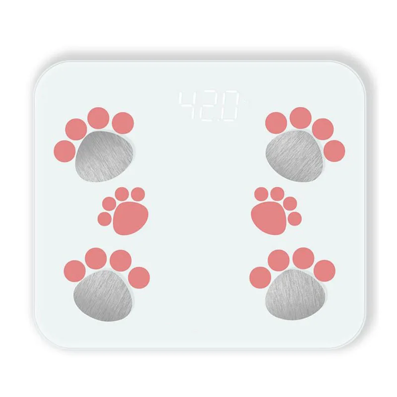 Умные весы usb зарядка для жира новые светодиодный дисплей Bluetooth подключение