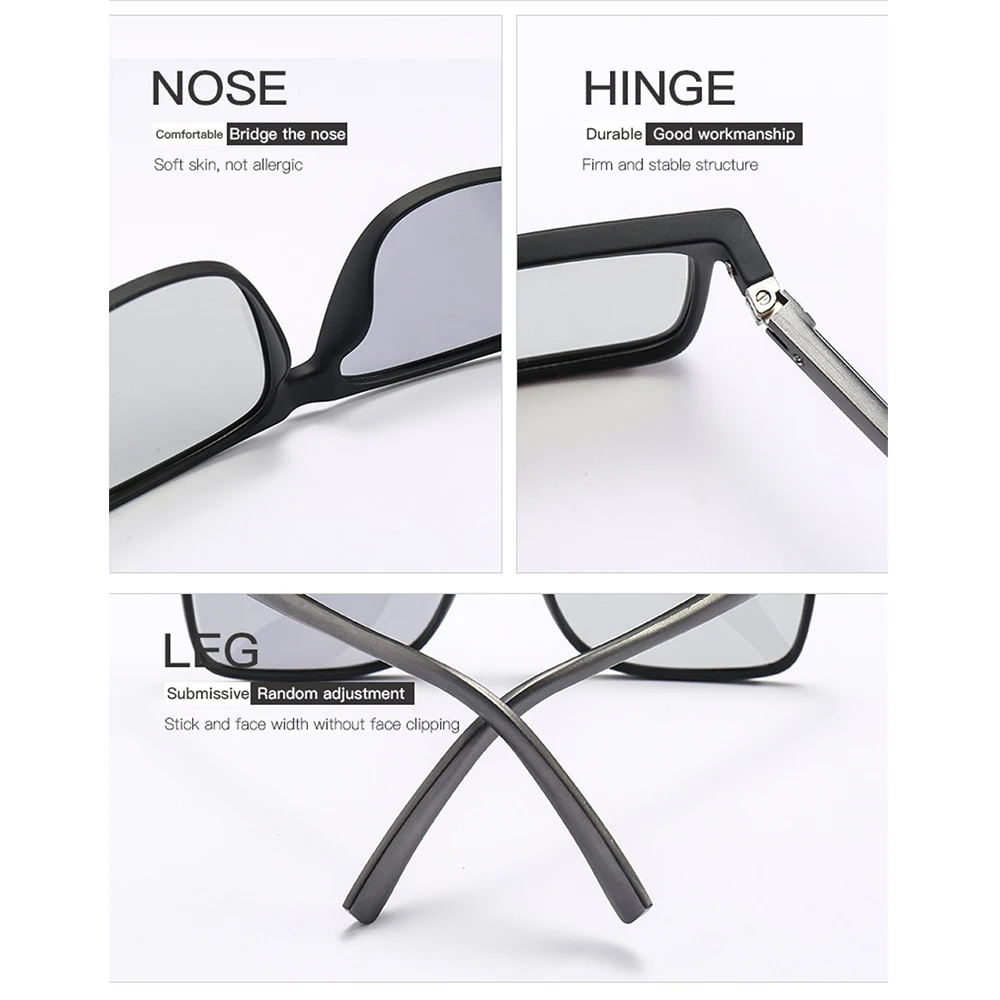 Фотохромные солнцезащитные очки VIVIBEE мужские|Мужские очки| |