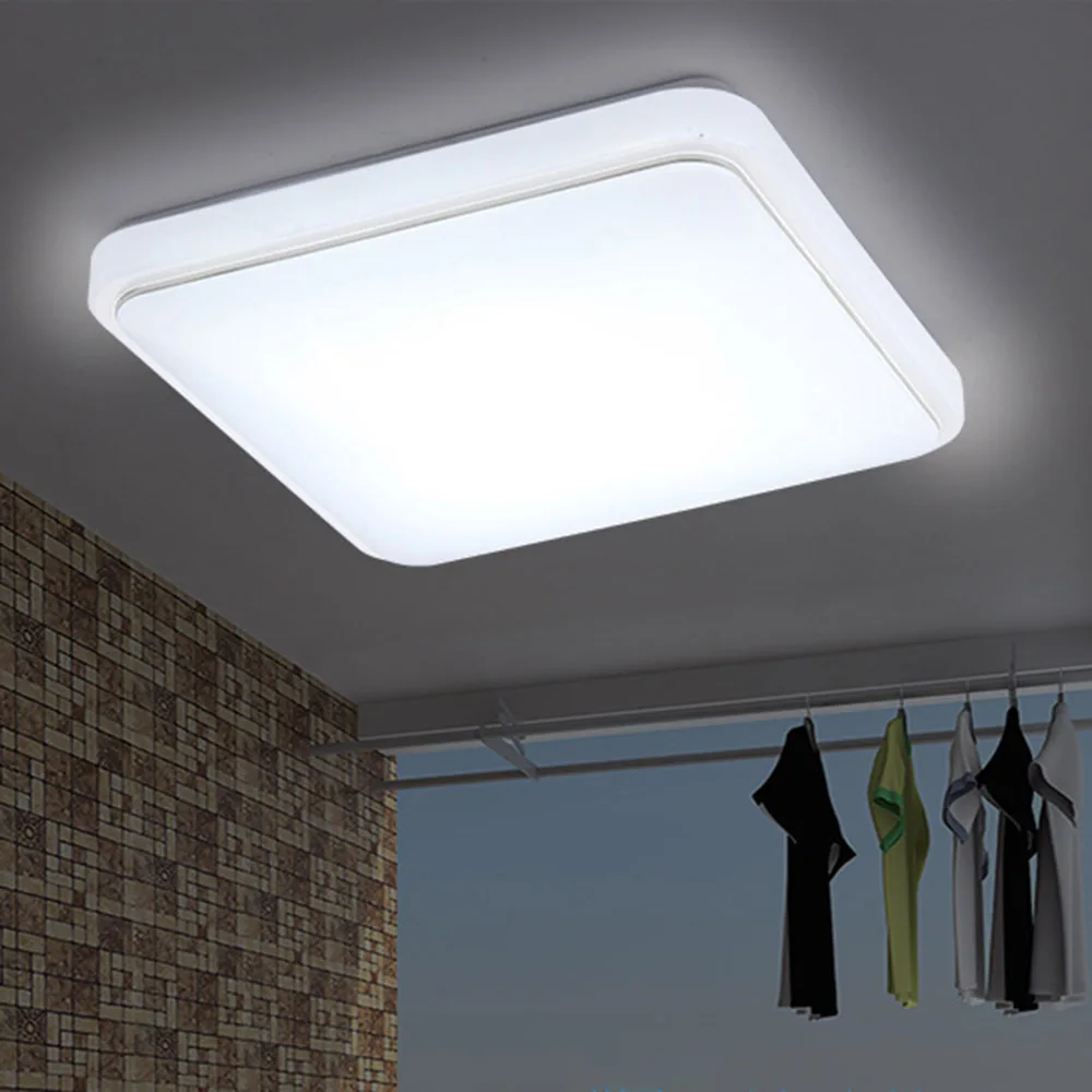 Квадратная Светодиодная потолочная лампа современный светсветильник льник для