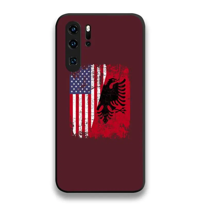 

albania flag Phone Case For Huawei P20 P30 P40 lite E Pro Mate 40 30 20 Pro P Smart 2020
