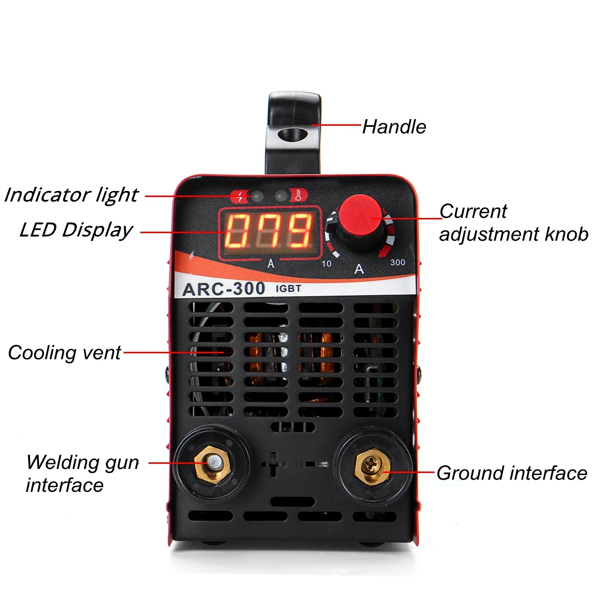 IGBT ARC 10-300A сварочный инвертор сварочный аппарат IGBT MMA ARC ZX7 сварочный аппарат легкий сварочный электрод дуговой сварочный аппарат