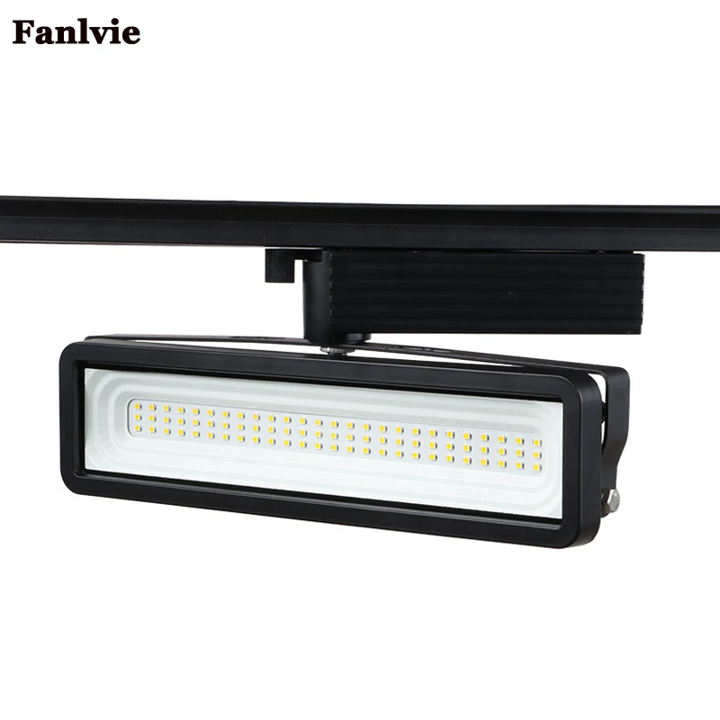

Fanlive 10PCS COB 50W High Power LED T Track Aluminum Lamp Modern Spotlight Rails Spot