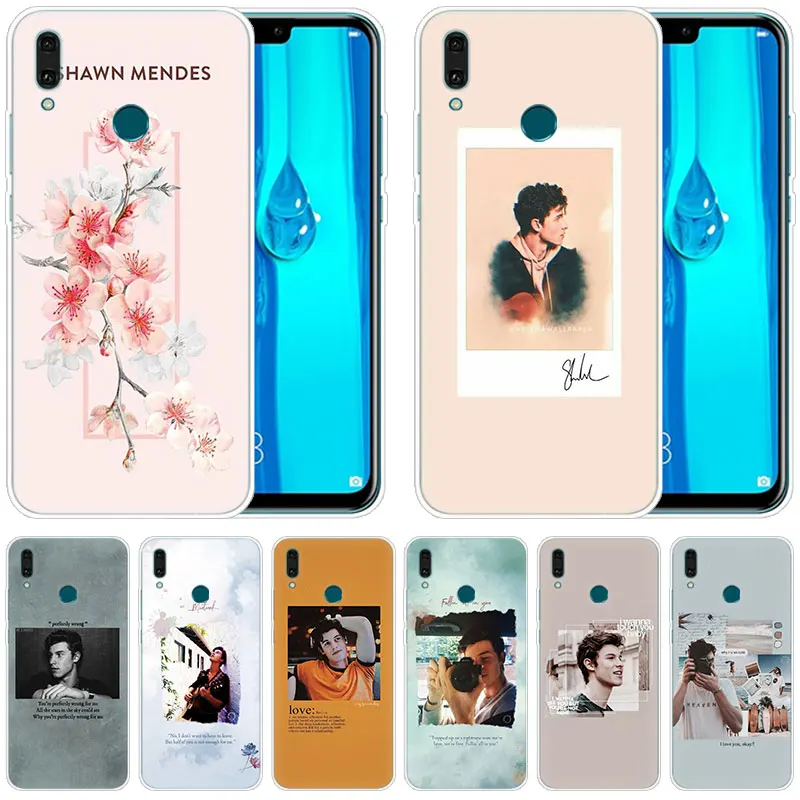 Мягкий силиконовый чехол для телефона с большое искусство Shawn Mendes 98 Для Huawei мат 30