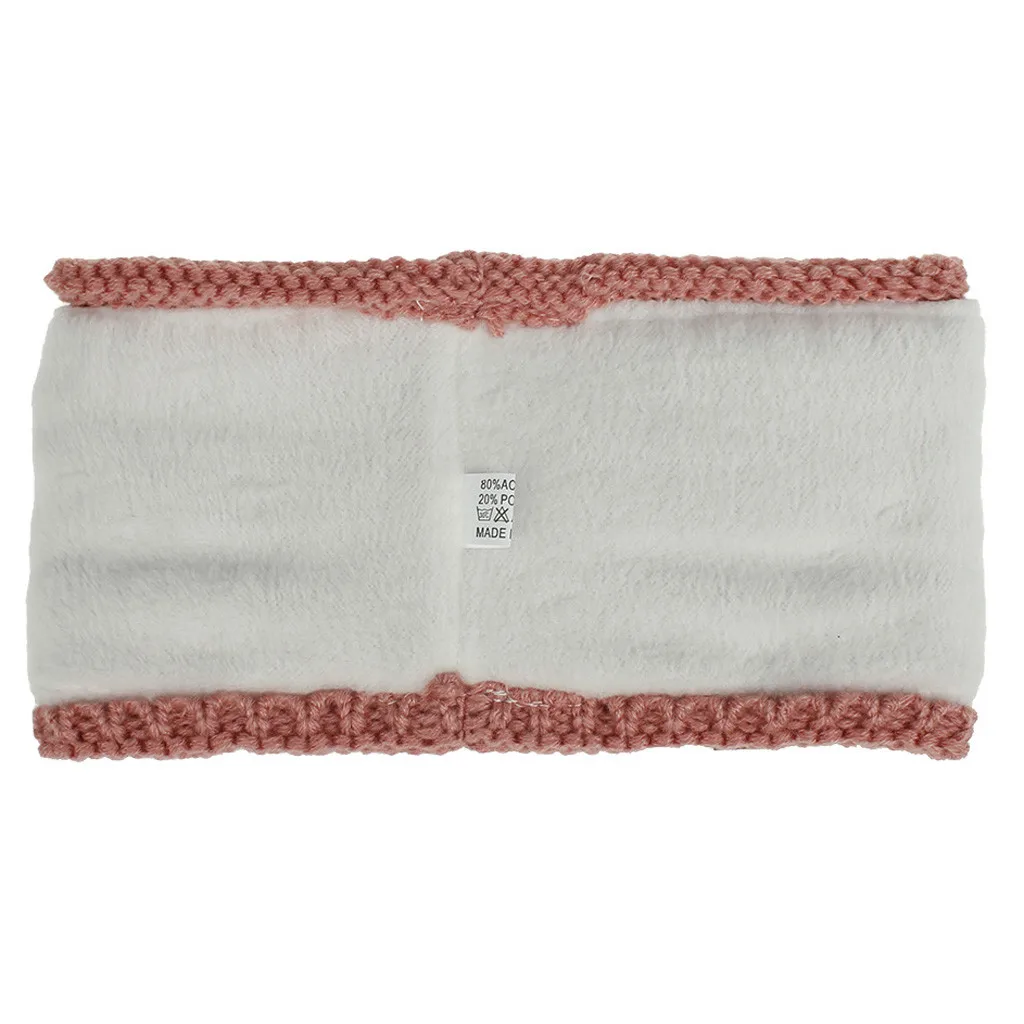 

Free Ostrich Headband Women Faion Solid Warm Knitting Handmade Winter Hairband Female Girl Outdoor Warmer Hair Band New