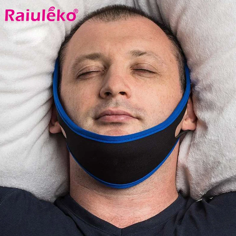 Повязка на голову против храпа стопор от подбородок челюсти сопротивление