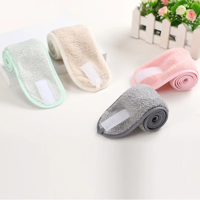 1PC Women Adjustable Makeup Towel Hair Wrap Head Band Universal Girl Soft Salon SPA Facial Headband Hairband Accessories | Красота и