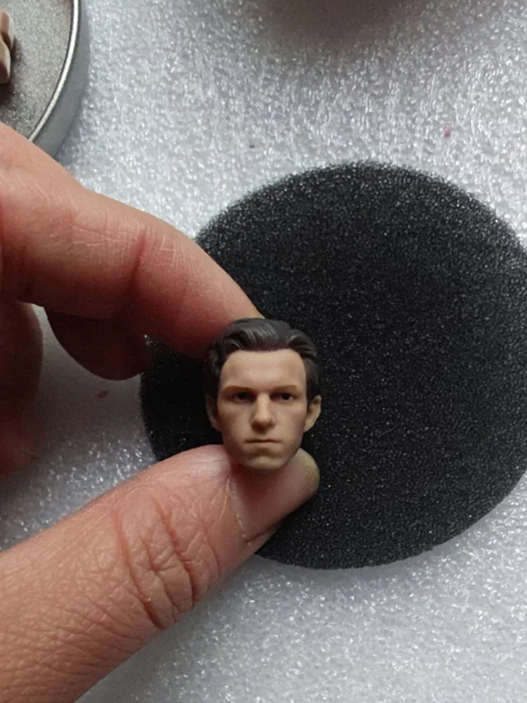 1/12 том Голландия голова Лепка Модель ПВХ мужской солдат резьба для 6