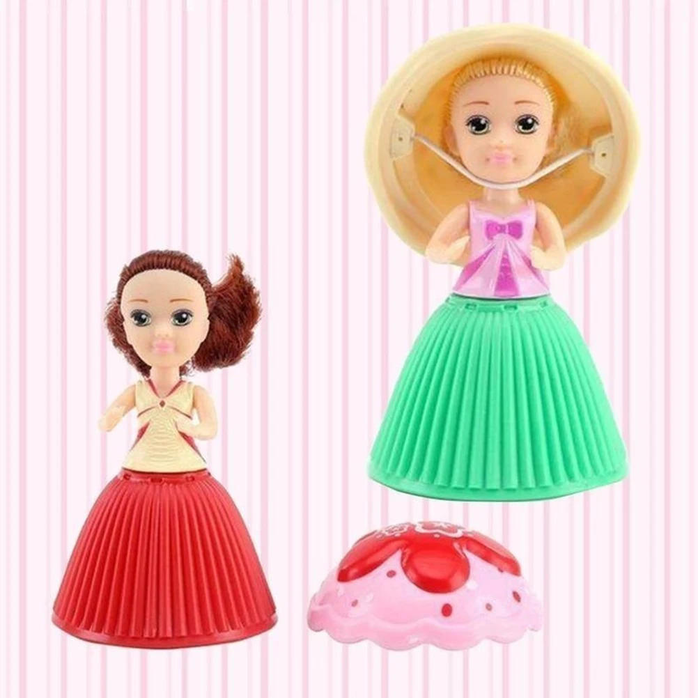 Кукольный игровой домик для кукол детский игрушечный торт мини кукла сюрприз