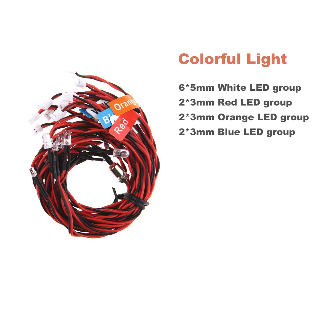 12 Ultra LED Flashing Bright Light Strobe Lamps Kit System for 1/10 1/8 RC Drift HSP CC01 4WD Axial SCX10 Car Truck | Игрушки и хобби