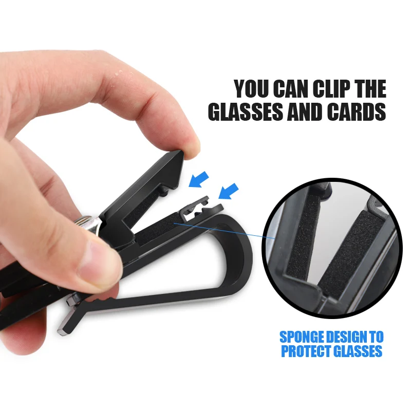 Автомобильные солнцезащитные очки из АБС пластика 1 шт. зажим билет для Land Rover Range