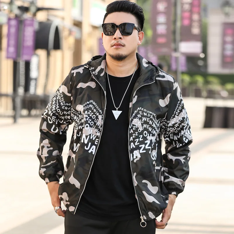 Большие размеры 10XL 9XL 8XL куртка на молнии мужская Весенняя модная Осенняя