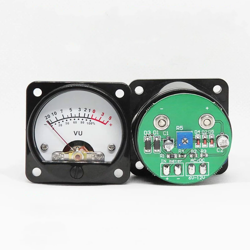 VU Meter panel Kit 2 шт. аналоговый + специальная плата драйвера с подсветкой | Электроника