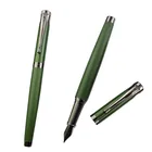 Новая Металлическая перьевая ручка с матовым корпусом, сезон моранды, цвет иридий, Тонкое Перо, 0,5 мм, чернила, фотография, подарок для письма