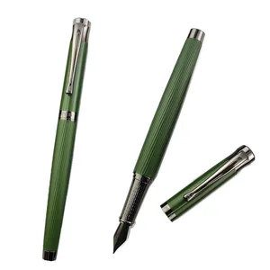 Новая Металлическая перьевая ручка с матовым корпусом, сезон моранды, цвет иридий, Тонкое Перо, 0,5 мм, чернила, фотография, подарок для письма