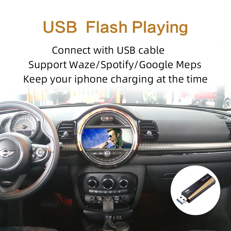 Sinairyu беспроводной Apple Carplay для BMW Mini NBT 8 дюймовый/6 5 дюймовый экран 2013-2016 Airplay Android