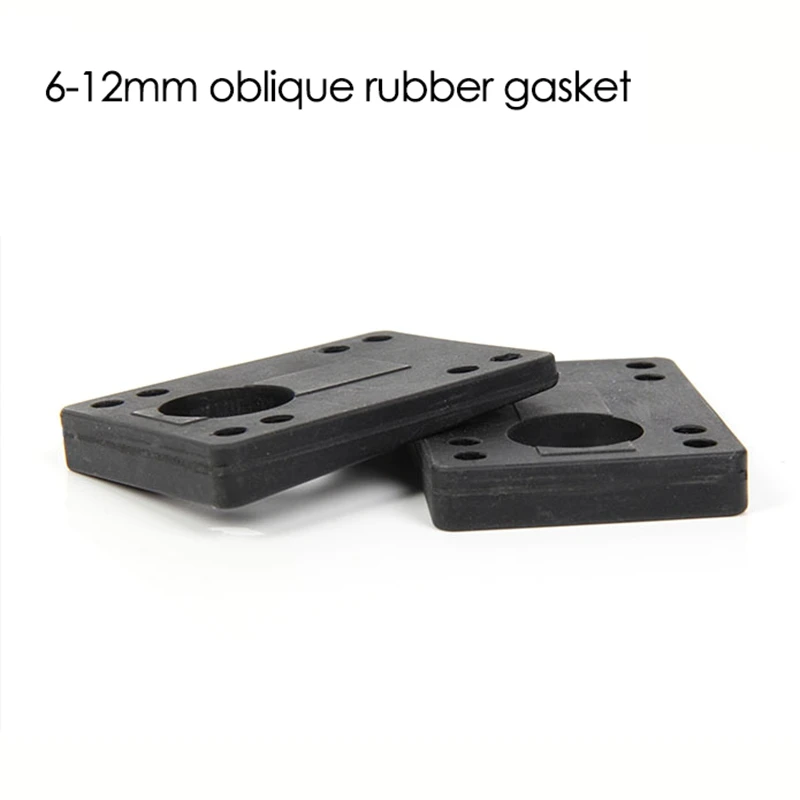 

2Pcs Rubber Skateboard Riser Inclined Gasket Longboard Shock Pads Land Surfing Skateboard Accessories