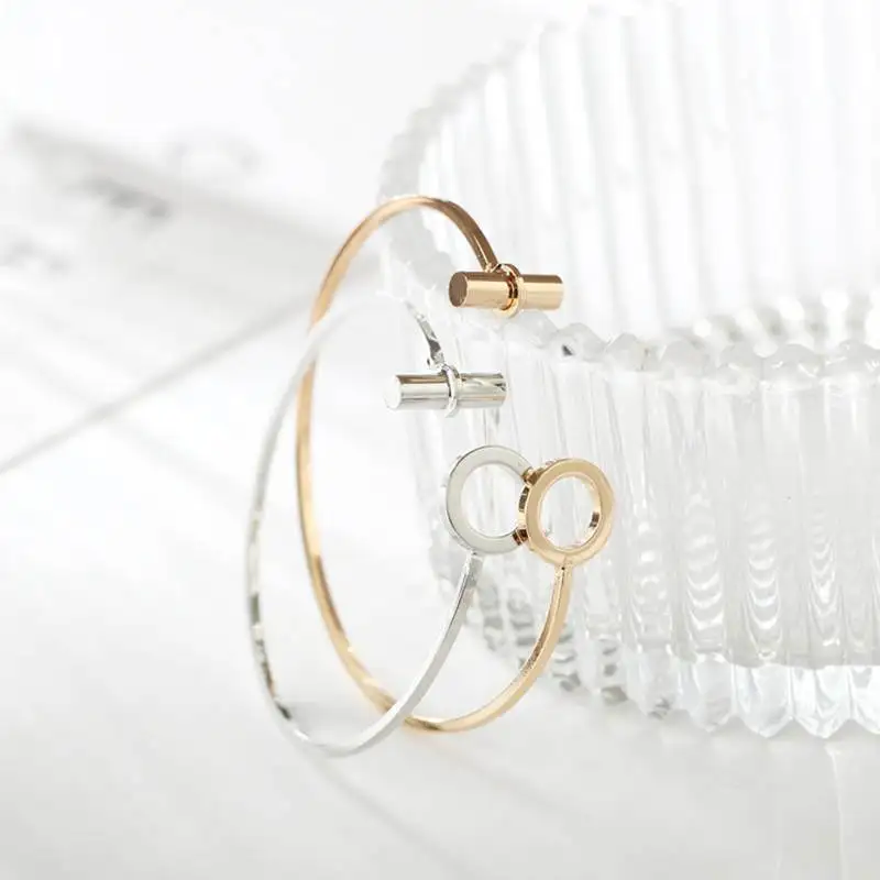 Женский ассиметричный браслет модные геометрические украшения в европейском и