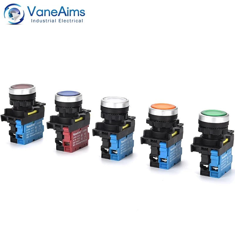 Быстродействующий кнопочный переключатель 22 мм простая установка с фиксацией