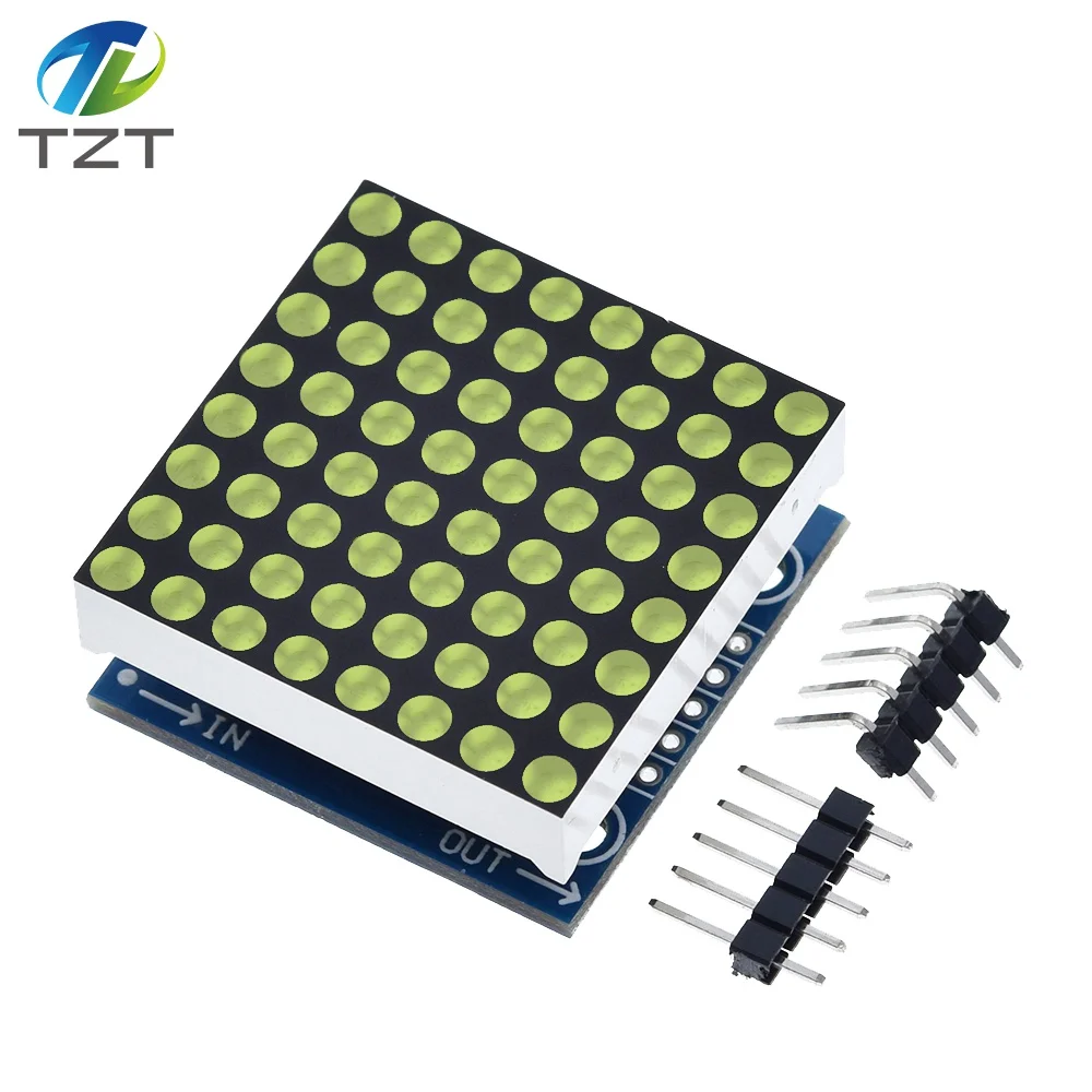 Матричный модуль TZT MAX7219 микроконтроллера дисплей готовые товары для Arduino|diy kit|kit