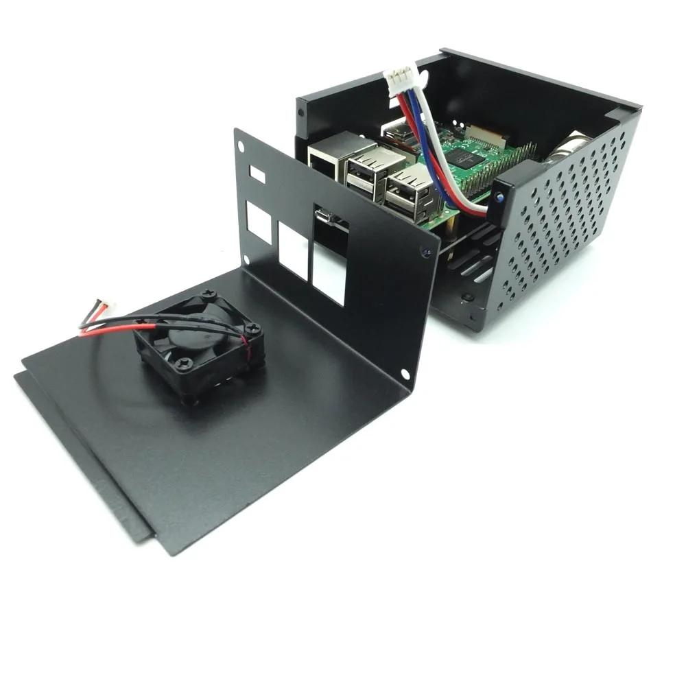 Raspberry Pi X850 V3.0 соответствующий металлический чехол + вентилятор выключатель