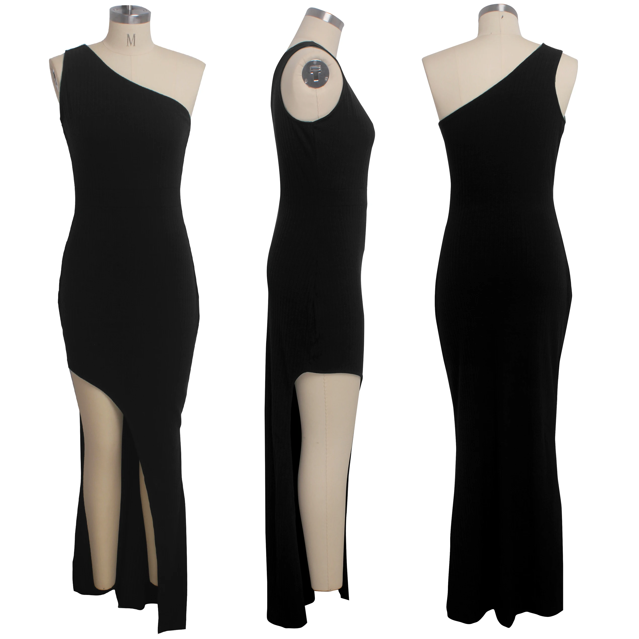 Женское летнее длинное платье без бретелек облегающее платье-макси с открытой