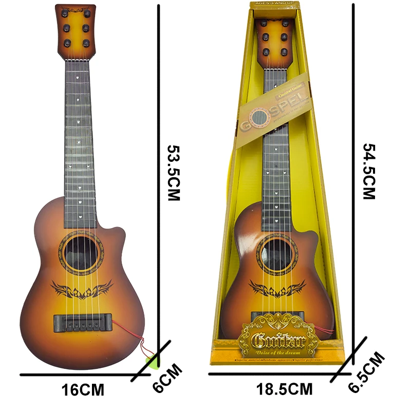 6 saiten klassische gitarre stahl saiten anfänger spielzeug gitarre kinder ukulele kinder musical instrument für junge mädchen geschenk