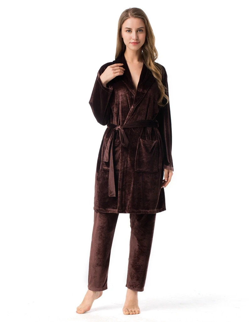 LISN коллекция 2019 года мужской и женский костюм для пары бархатные пижамы с