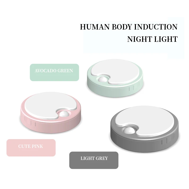 

Human Body Induction Night Light LED Charging Smart Home Aisle Magnetic Lamp Cabinet Wardrobe Night Light Up Night Light