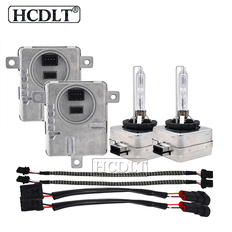 HCDLT 1 комплект 35 Вт D1S Xenon HID Kit D3S Canbus балласт D3R 4300K 5000K D1R 6000K 8000K Автомобильная фара