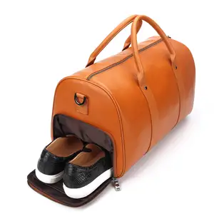 Мужская Дорожная сумка из натуральной кожи, большие вместительные сумки для тренажерного зала на ночь и выходные, женская сумка для багажа, спортивная сумка-тоут, мужские спортивные сумки для фитнеса