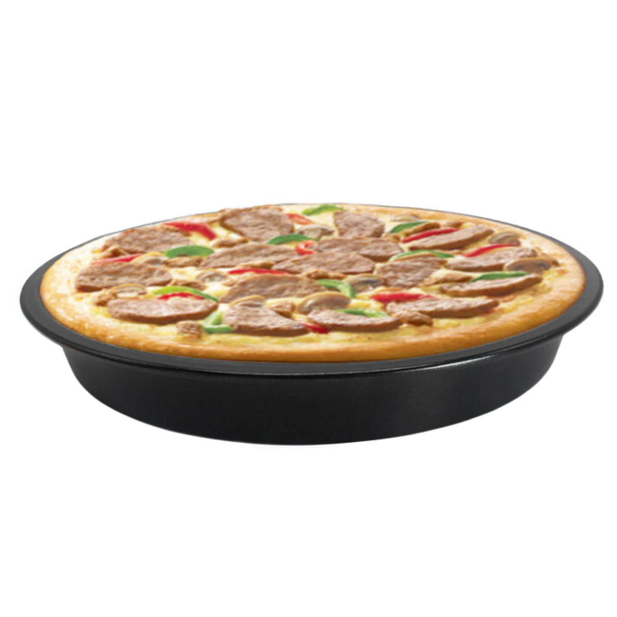 Форма для пиццы из углеродистой стали антипригарная круглая противень выпечки