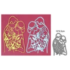 Металлические штампы для жениха, невесты, целования, пары, свадьбы, резчик трафарет, сделай сам, для скрапбукинга, бумаги, для изготовления фотографий