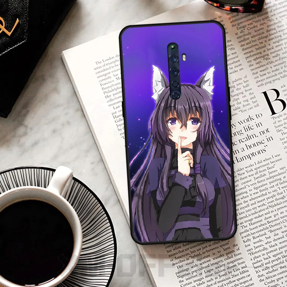 Мягкий силиконовый чехол для телефона BaweiTE Cute girl comics из ТПУ OPPO RENO 2Z R15pro R17pro Realme 2 2pro