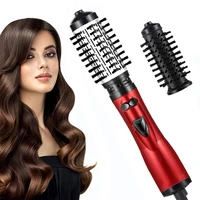 2 in 1 automatic rotating hair dryer and volumizer brush one step straightener curler comb waver styling tool hot air styler