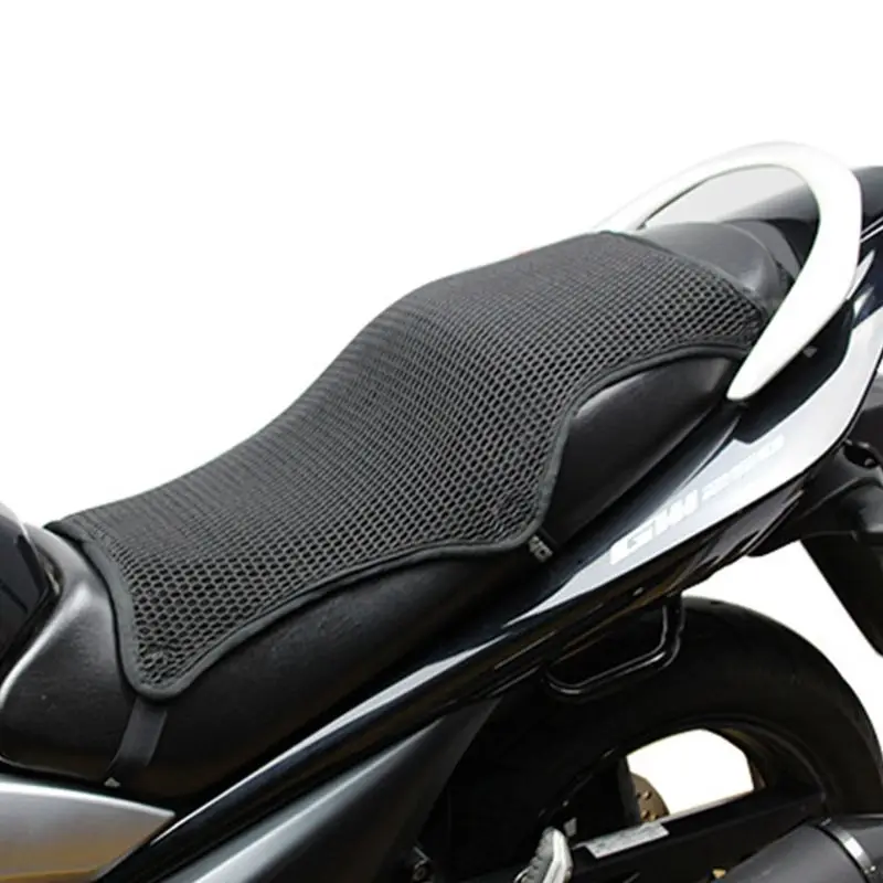 

Summer Motorcycle Breathable Cool Sunproof Seat Cushion Cover Heat Insulation Mounting Air Pad Motorbike Seat Protection