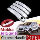 Автомобильные аксессуары, наружная хромированная крышка ручки двери для Opel Vauxhall Mokka X Buick Encore 2012  2019 2013 2016 2017 2018, комплект отделки