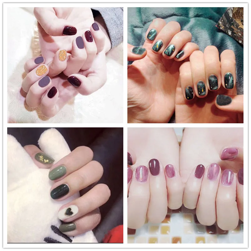 14 наконечников/лист полная обложка для ногтей наклейки простые украшения