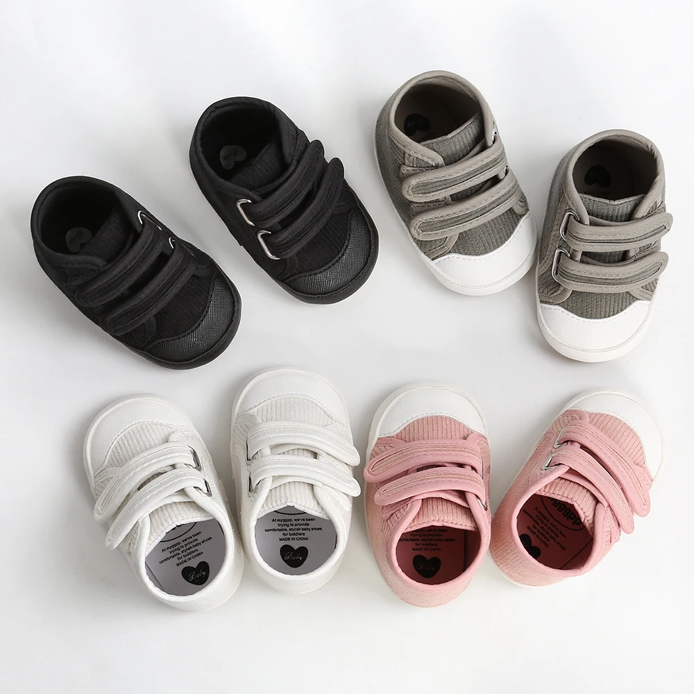 

Детская обувь Emmababy 2022, однотонная прогулочная обувь унисекс, обувь с мягкой подошвой, высокие кроссовки для весны, лета, осени, 0-18 месяцев