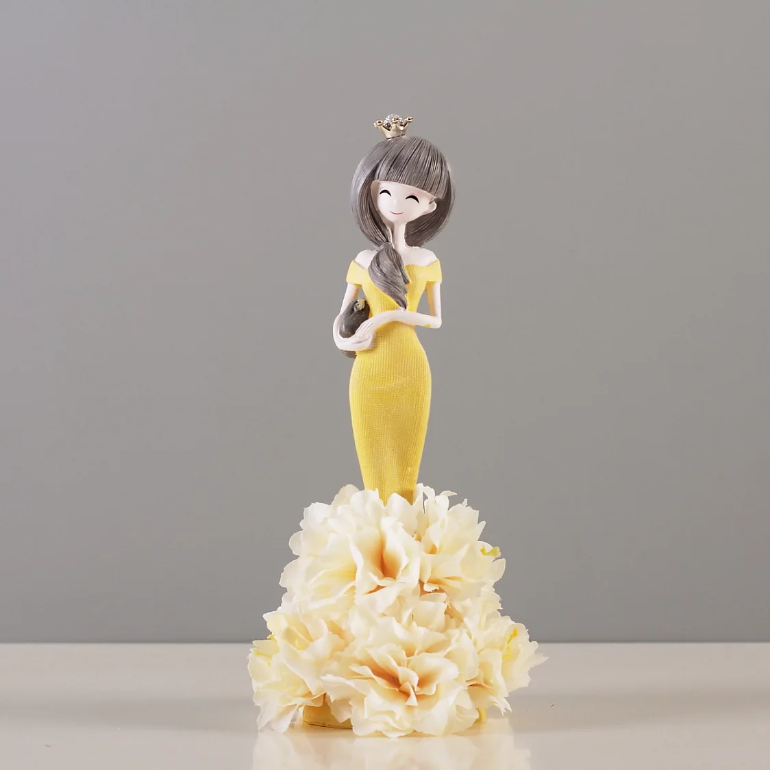 Dress Girls Mediterranean Princess Ornaments Home Desk Bookshelf Decoration Gifts Figurines Resin Crafts | Дом и сад