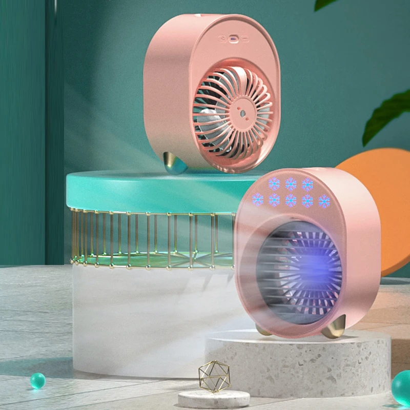 

Portable Air Cooler Rechargeable Strong Evaporative Cordless Air Conditioner Fan With 3 Speeds for Home Office Room DC15