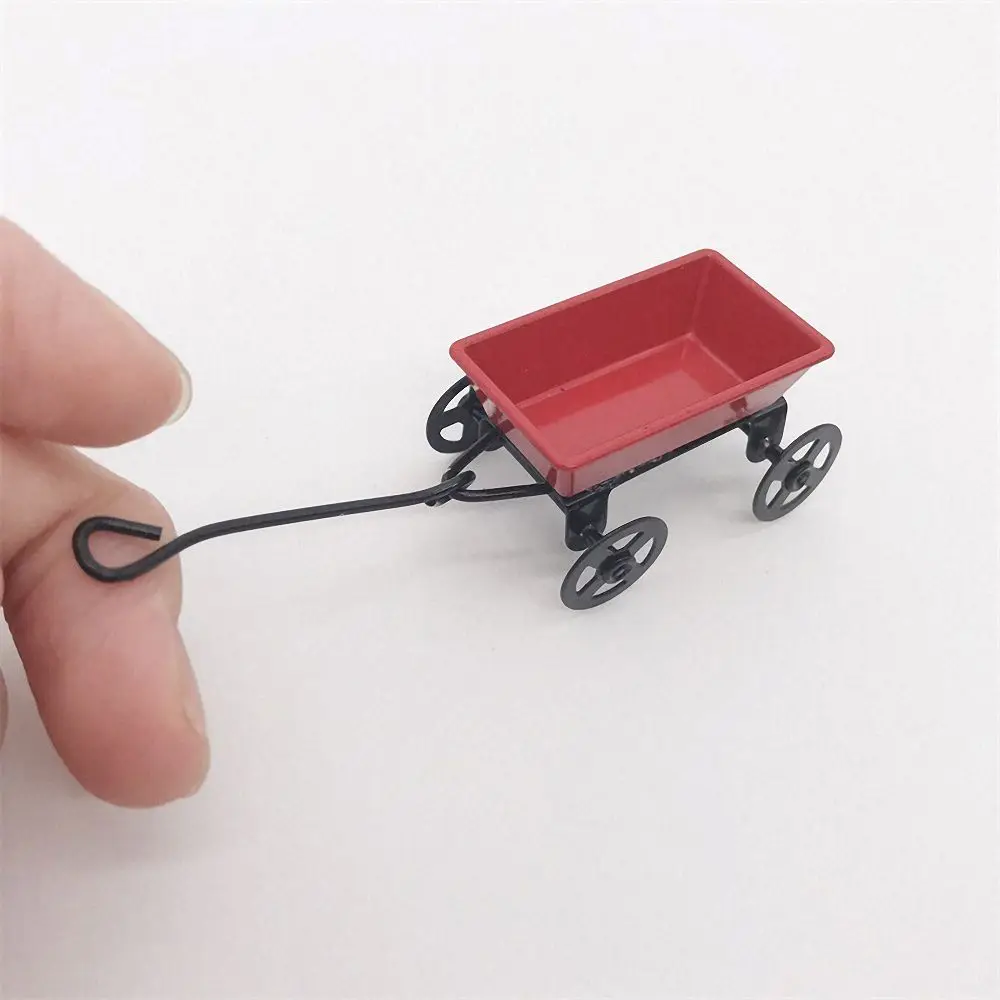 1:12 Кукольный домик украшение сцены винтажная металлическая вытягивающая