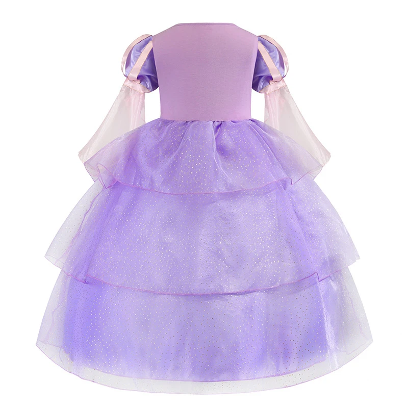 Платье Рапунцель классический реквизит костюм принцессы сияющее сердце сильный