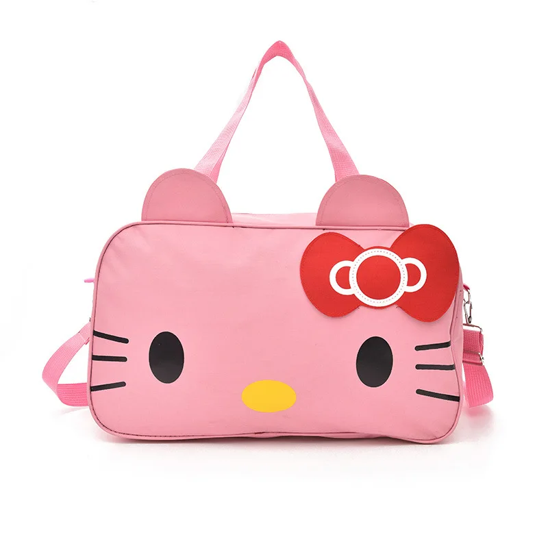 

Travel bag waterproof large capacity cute cartoon luggage bag female portable short-distance bags fitness sports bagbag duffle